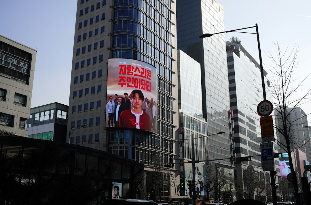 modern advertising billboard