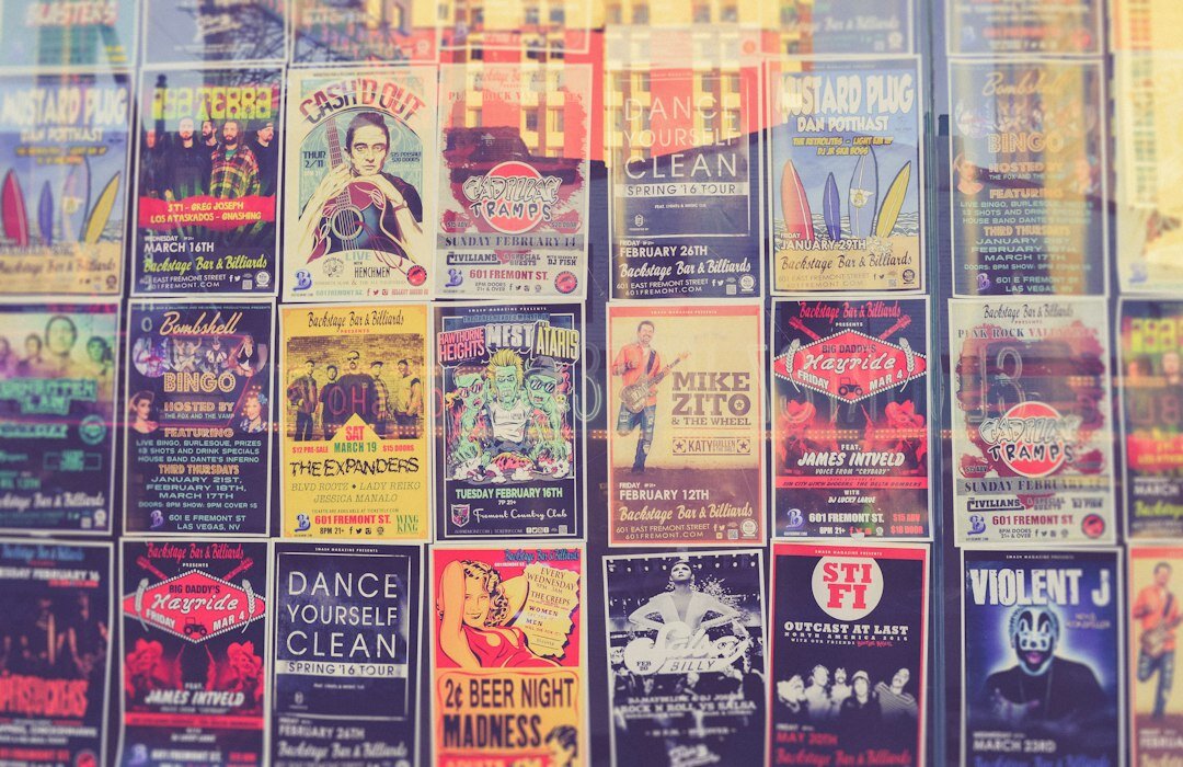 collection of vintage posters